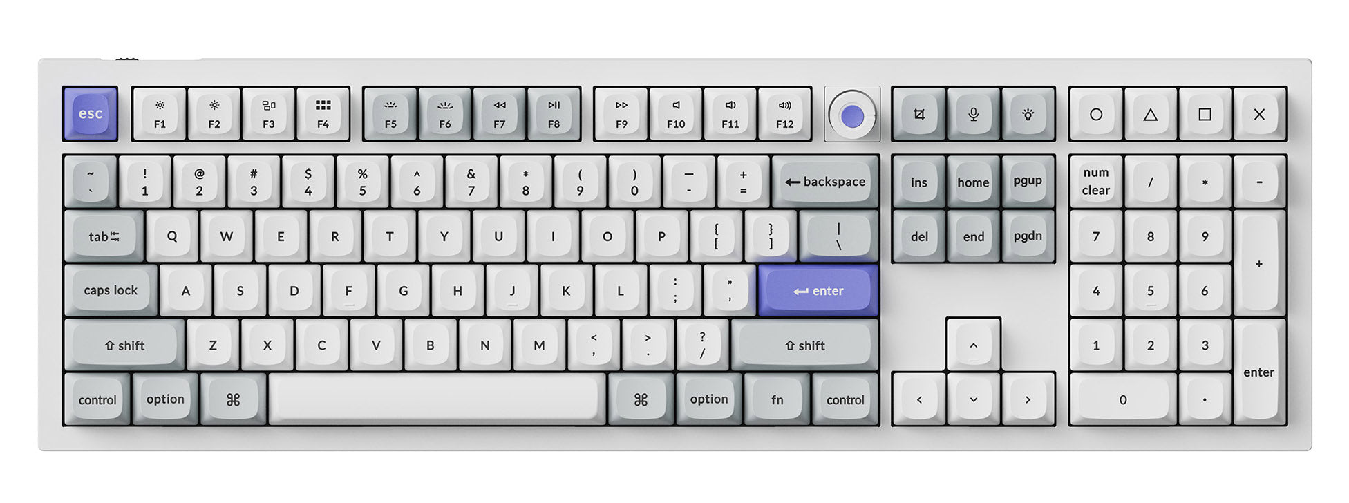 Keychron Q6 HE 8K Aluminum Hotswap RGB Keyboard keyboard image