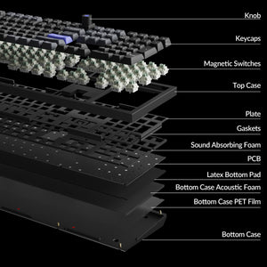 Keychron Q6 HE 8K * Aluminum Hotswap RGB Keyboard MKS640PM86 |77760|