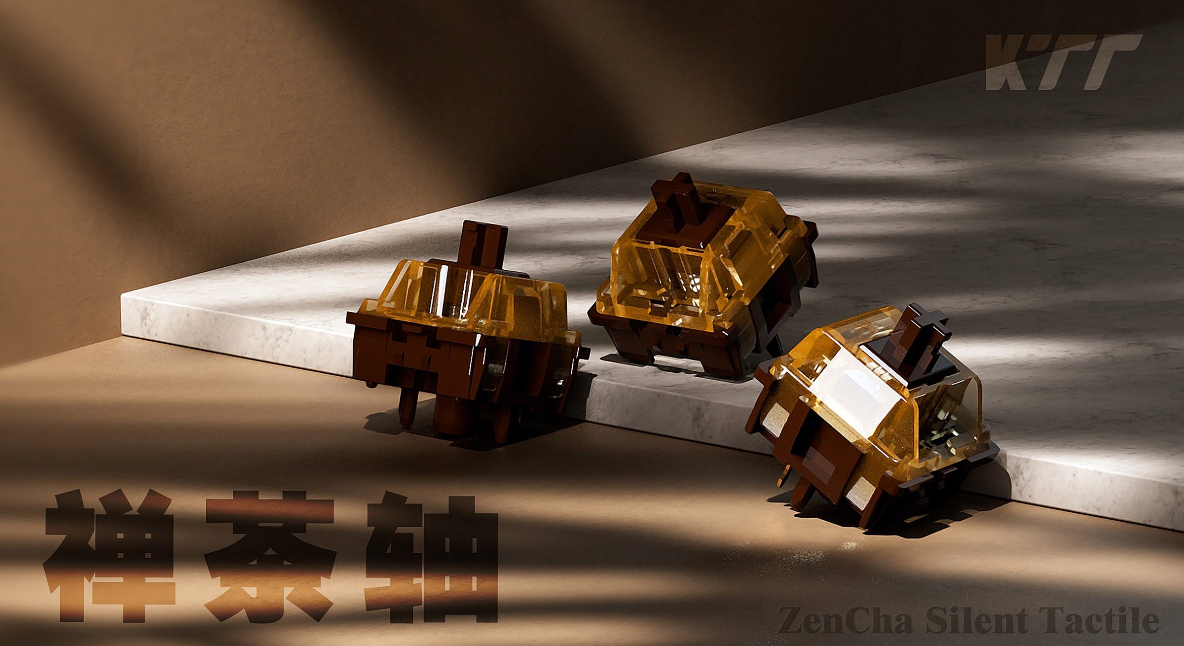 KTT ZenCha Silent 40g Tactile PCB Mount Switch MK77QGRNZP |78371|