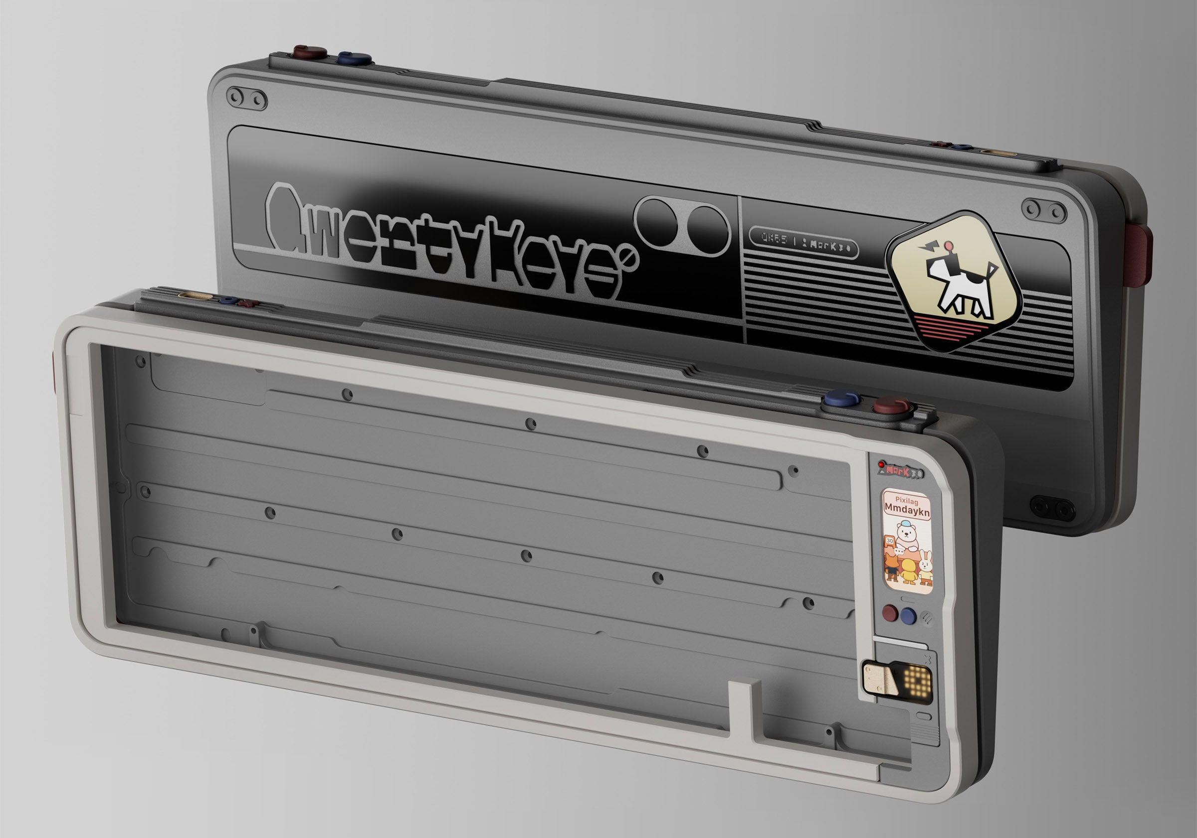 Qwertykeys QK65 Mk3 CNC Aluminum Barebones DIY Keyboard Kit