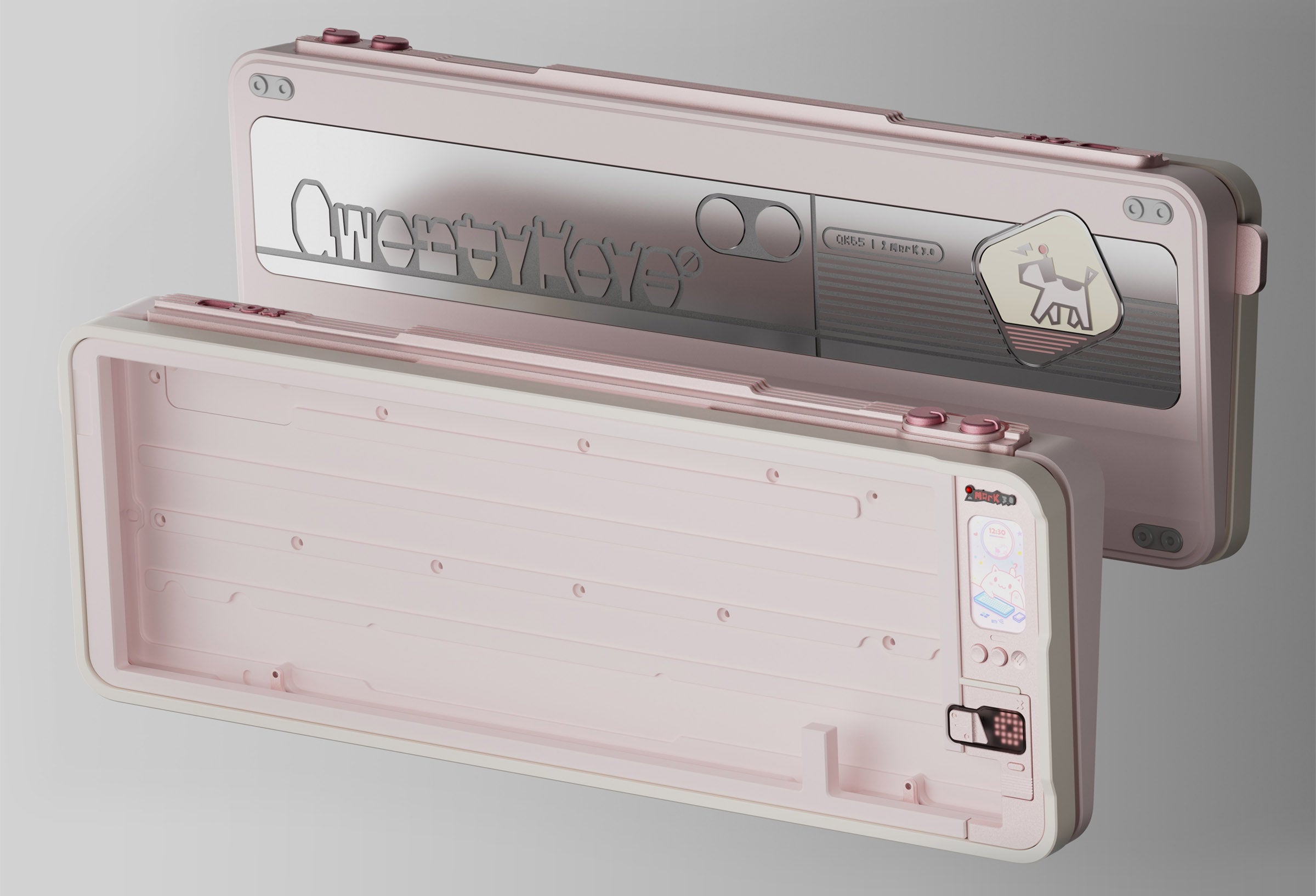 Qwertykeys QK65 Mk3 CNC Aluminum Barebones DIY Keyboard Kit - Thumbnail 2