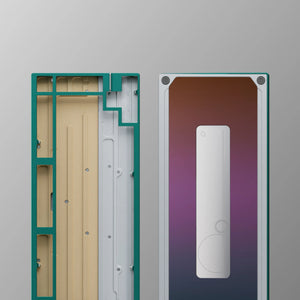 Neo75 * Aluminum Plateless 75% Barebones Wireless DIY Keyboard Kit MK2FM0TL40 |26903|