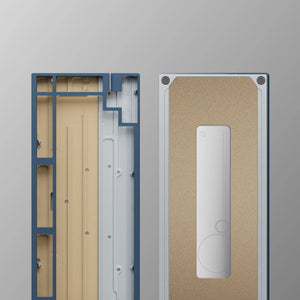 Neo75 * Aluminum Plateless 75% Barebones Wireless DIY Keyboard Kit MK2FM0TL40 |26904|