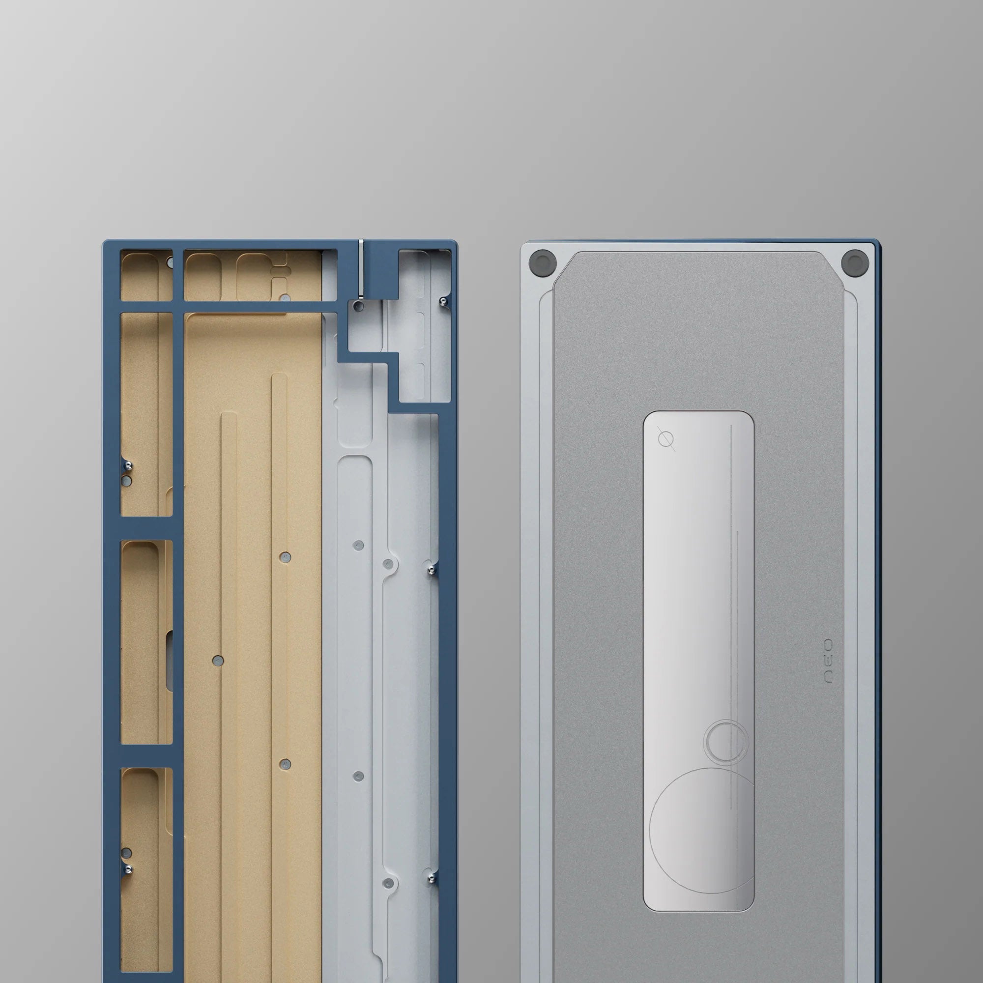 Neo75 * Aluminum Plateless 75% Barebones Wireless DIY Keyboard Kit MK2FM0TL40 |26905|