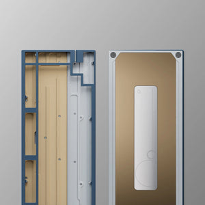 Neo75 * Aluminum Plateless 75% Barebones Wireless DIY Keyboard Kit MK2FM0TL40 |26906|