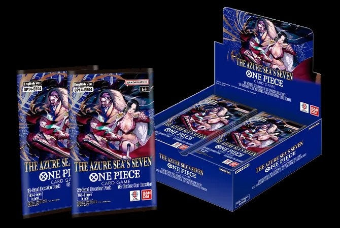 One Piece TCG Azure Sea's Seven Booster Box (OP 14) One Piece TCG Azure Sea's Seven Booster Box (OP 14)