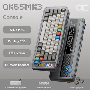 Qwertykeys QK65 Mk3 * CNC Prebuilt Aluminum Keyboard MKWCANDZ8K |78384|