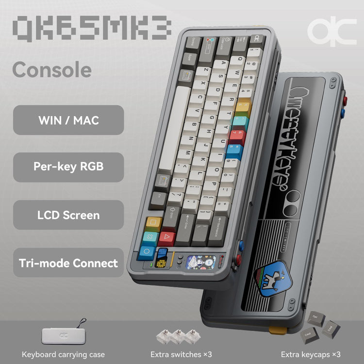 Qwertykeys QK65 Mk3 * CNC Prebuilt Aluminum Keyboard MKWCANDZ8K |78384|