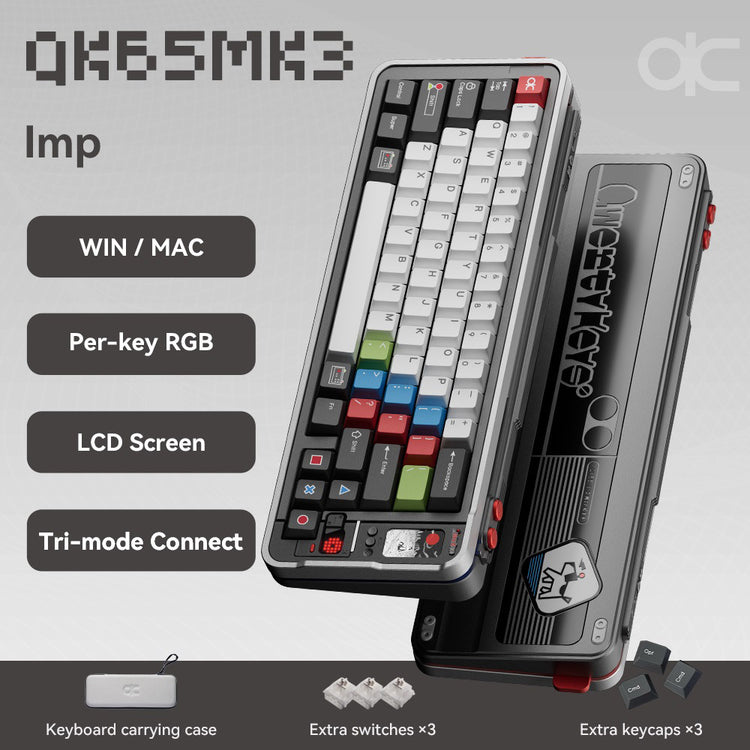 Qwertykeys QK65 Mk3 * CNC Prebuilt Aluminum Keyboard MKWCANDZ8K |78382|