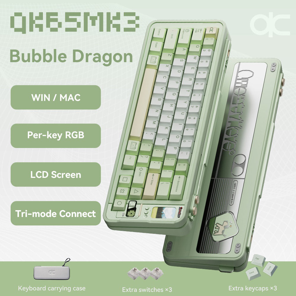 Qwertykeys QK65 Mk3 * CNC Prebuilt Aluminum Keyboard MKWCANDZ8K |78380|