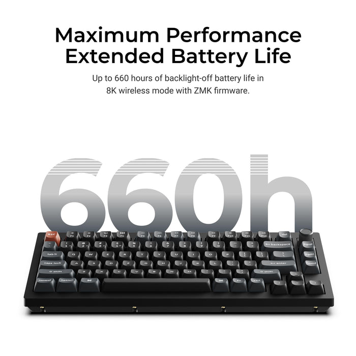 Keychron Red Keychron V1 Ultra 8K 75% Wireless Keyboard – Mechanical Keyboards