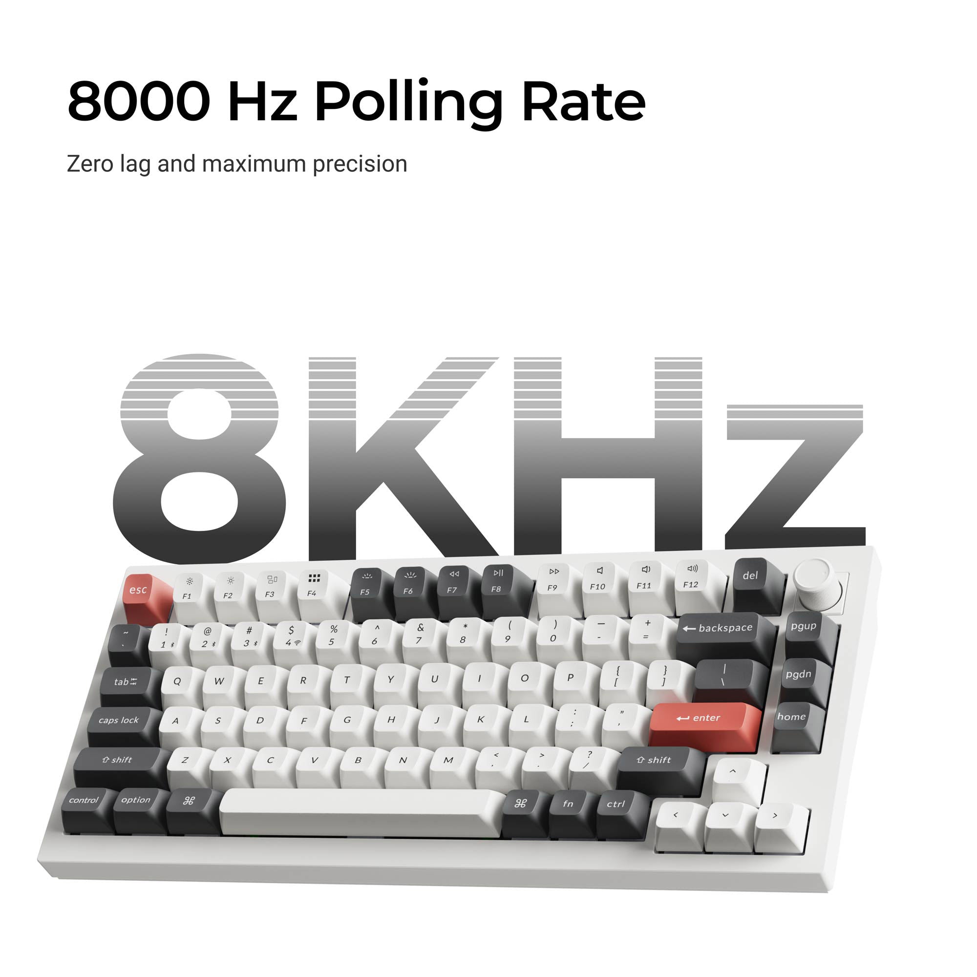 キーボード Keychron Q1 Ultra 8K 75% Keychron Q1 Ultra 8K Aluminum 75% Wireless Keyboard – Mechanical