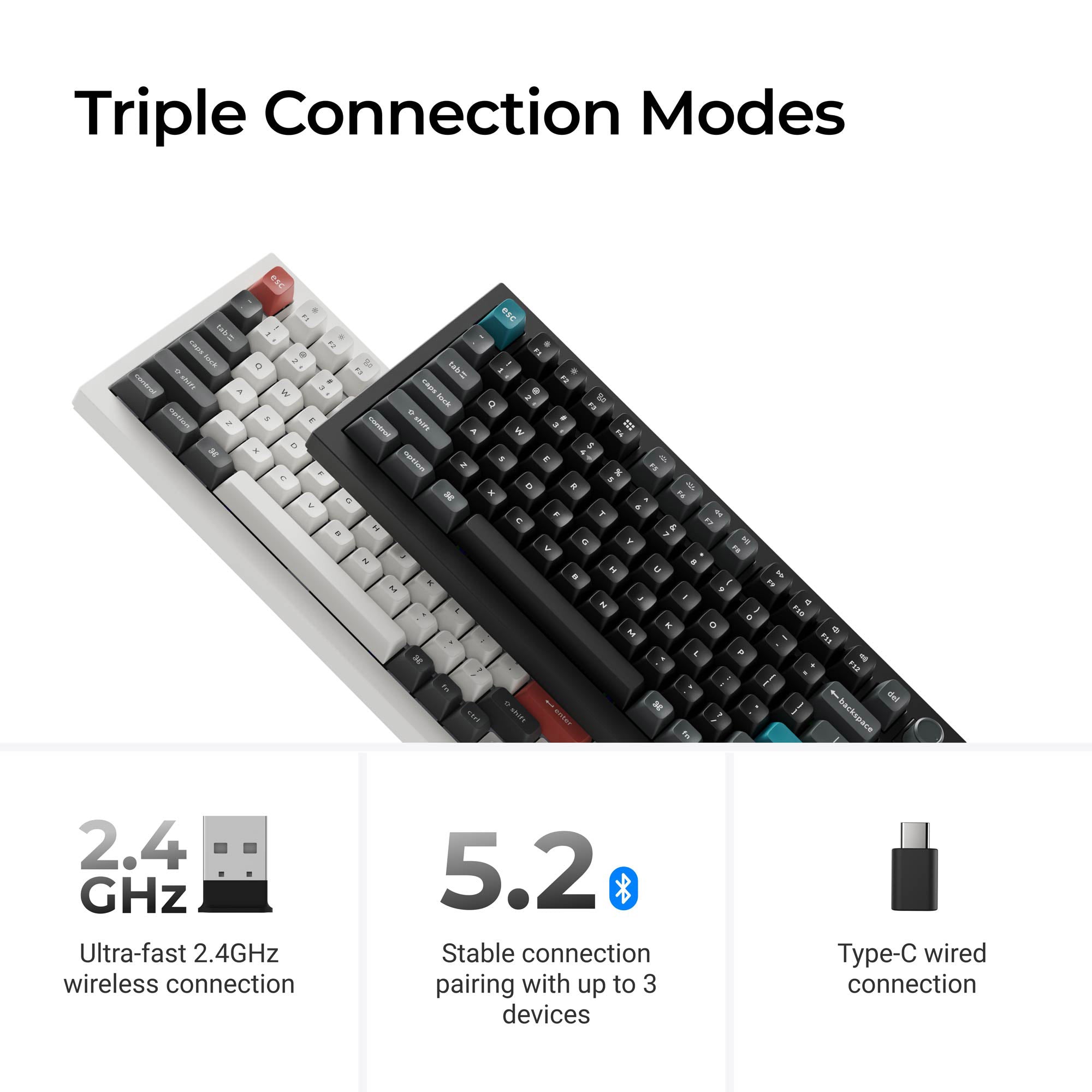 Keychron Q1 Ultra 8K Aluminum 75% Wireless Keyboard
