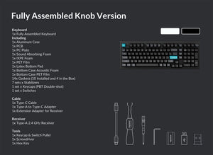 Keychron Q5 Ultra 8K * Aluminum 96% Wireless Keyboard MKS8I1WKM0 |78725|