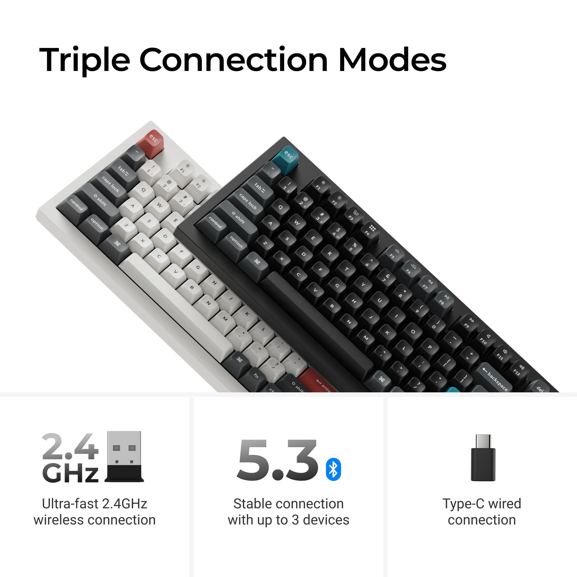Keychron Q5 Ultra 8K Aluminum 96% Wireless Keyboard