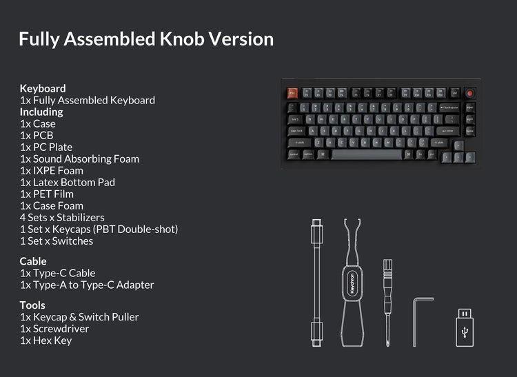 Keychron V1 8K RGB Keyboard MK2US02SFC |78113|