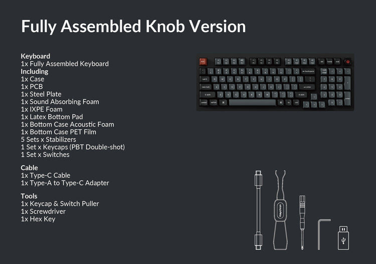 Keychron V5 8K 96% RGB Keyboard MKU0SPNKRR |78823|