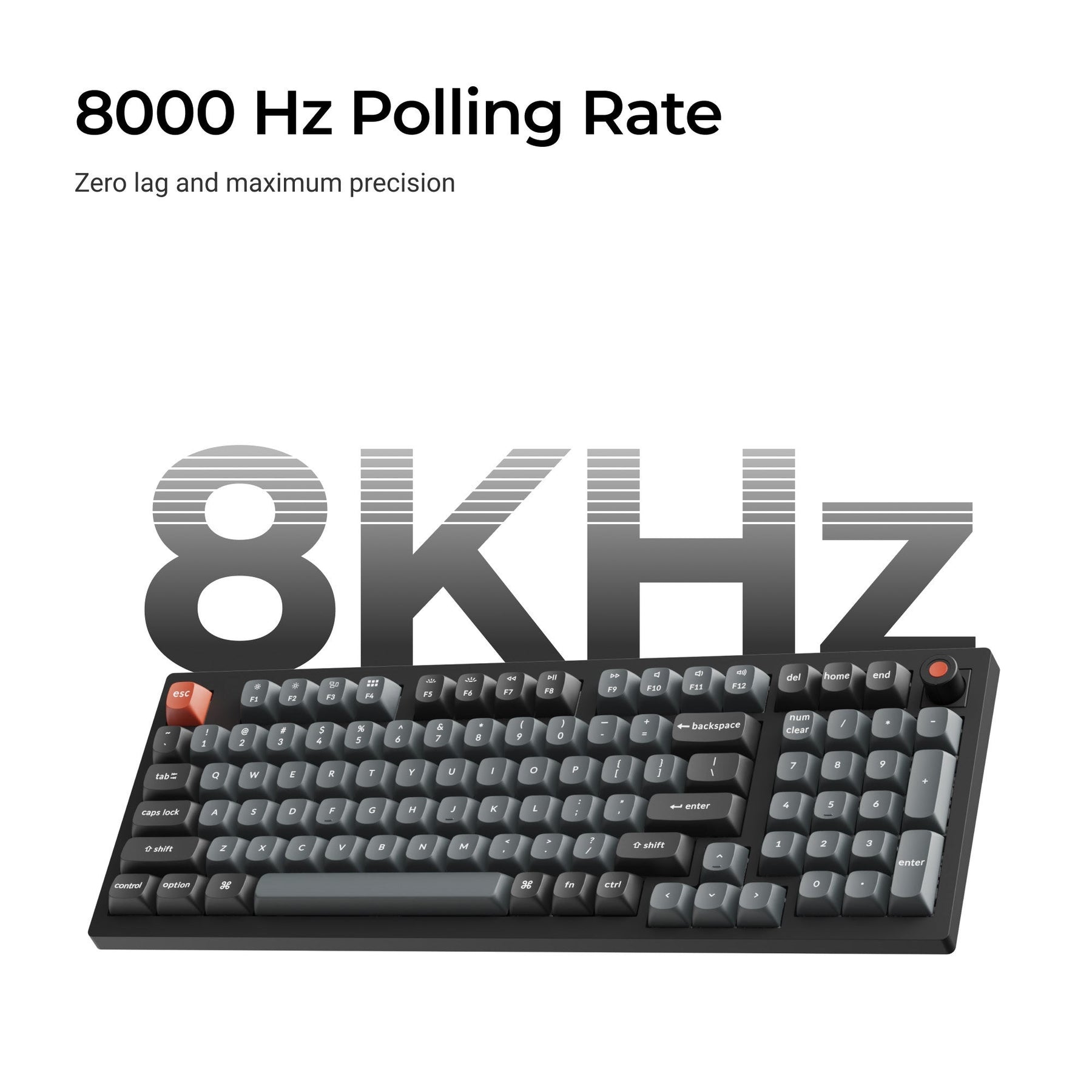 Keychron V5 8K 96% RGB Keyboard MKU0SPNKRR |78815|