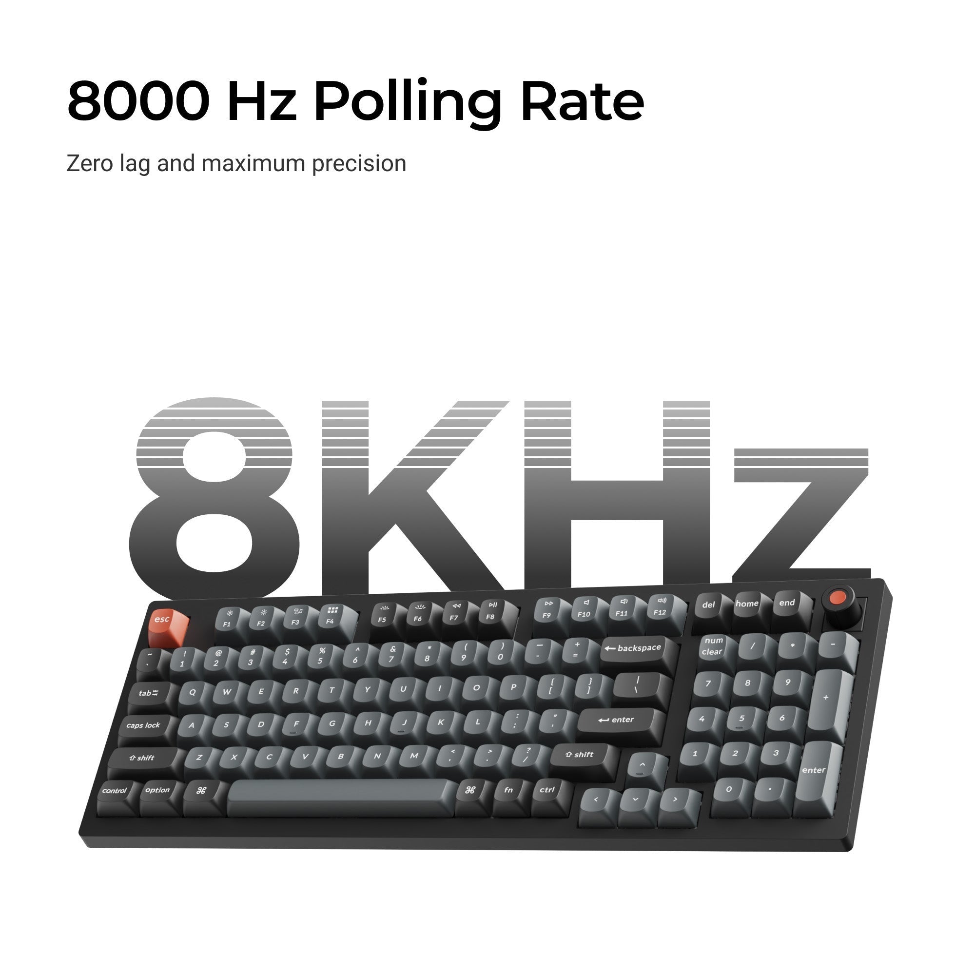 Keychron V5 8K 96% RGB Keyboard MKU0SPNKRR |78815|