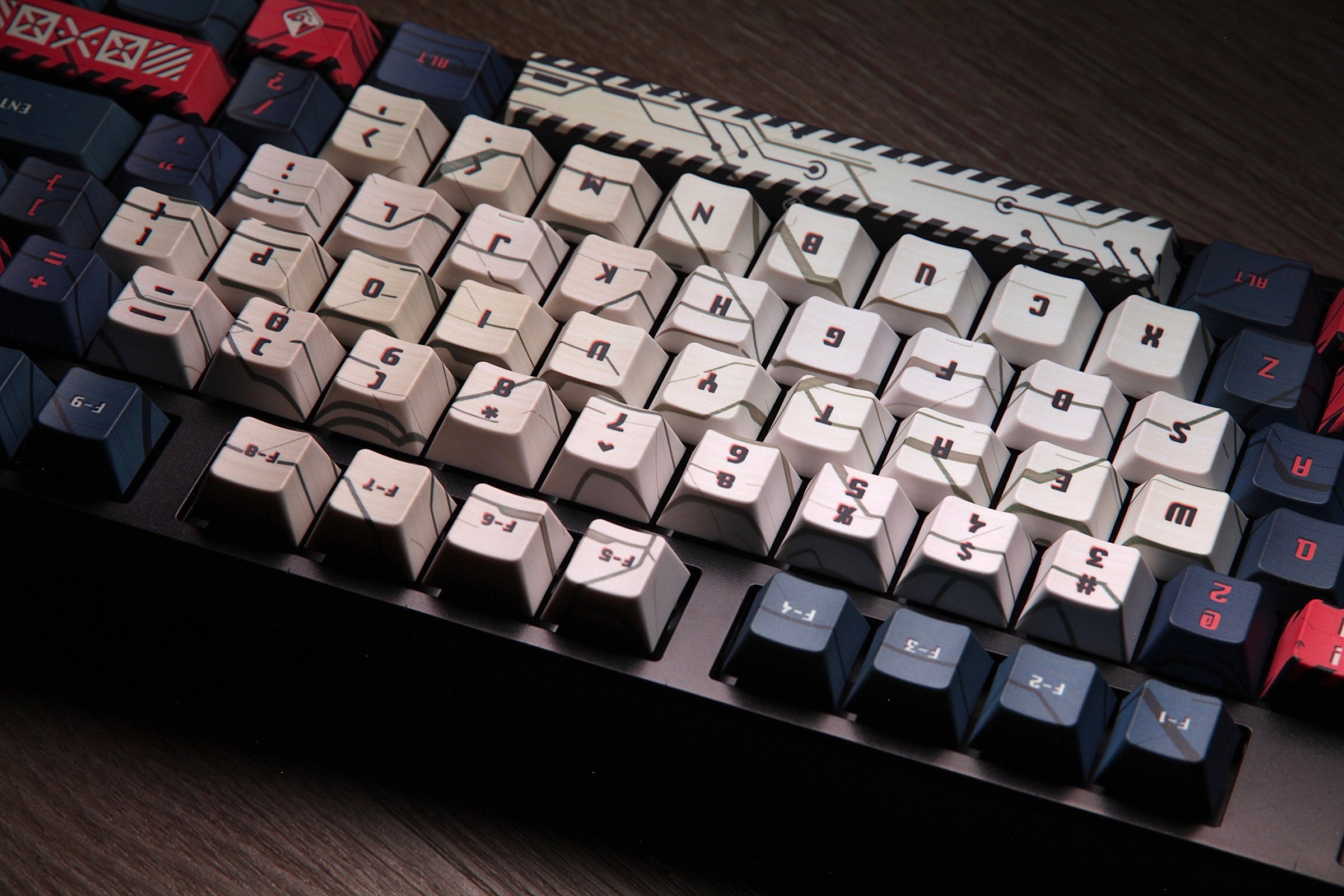 Traitors Mecha 108 Key Cherry Profile PBT Keycap Set MKSHPUXZCF |78714|