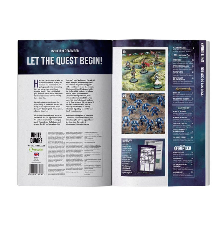 Warhammer White Dwarf Magazine Issue 519 (Dec 25) MKINQFCKZV |78134|