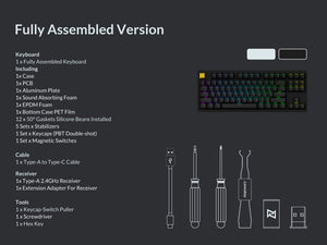 Lemokey P3 HE Wireless Keyboard MKV9JU1CVU |78203|