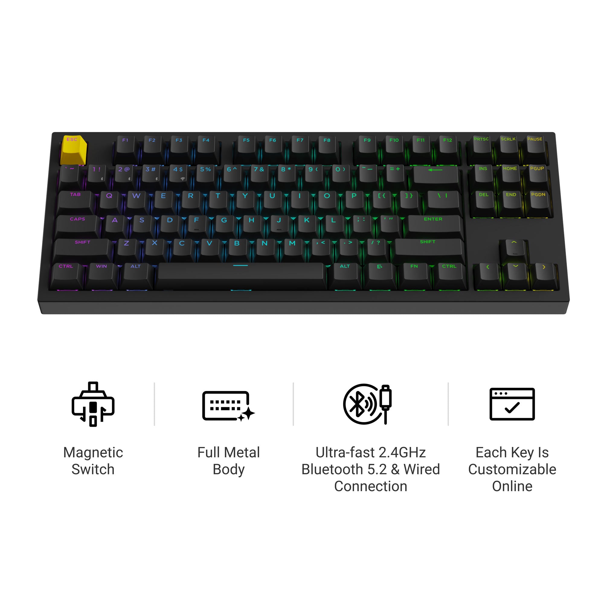 Lemokey P3 HE Wireless Keyboard MKV9JU1CVU |78198|