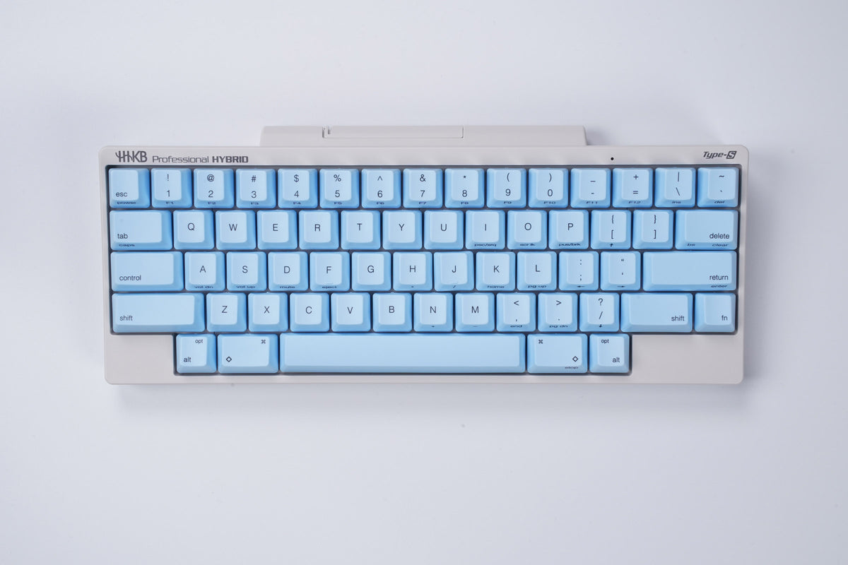 HHKB Sky Blue 60 Key PBT Topre Keycap Set