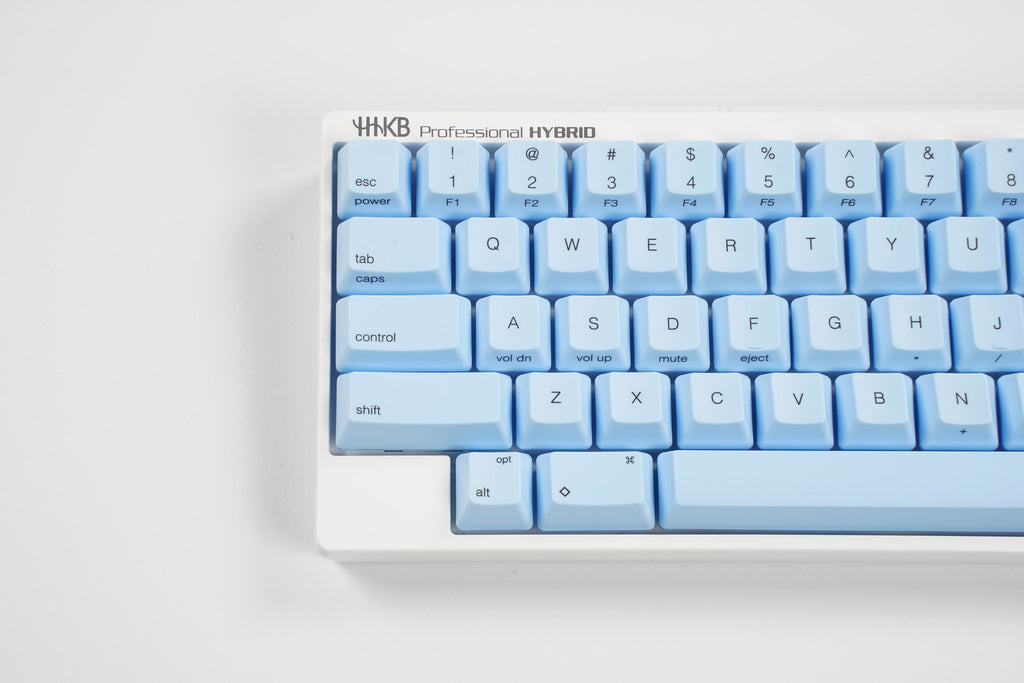 HHKB Sky Blue 60 Key PBT Topre Keycap Set