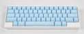 HHKB Sky Blue 60 Key PBT Topre Keycap Set