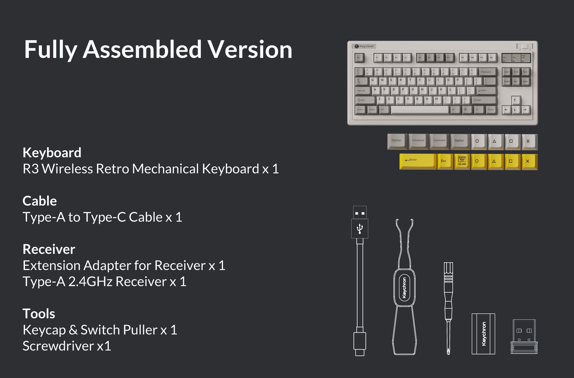 Keychron R3 TKL Wireless RGB Keyboard keyboard image