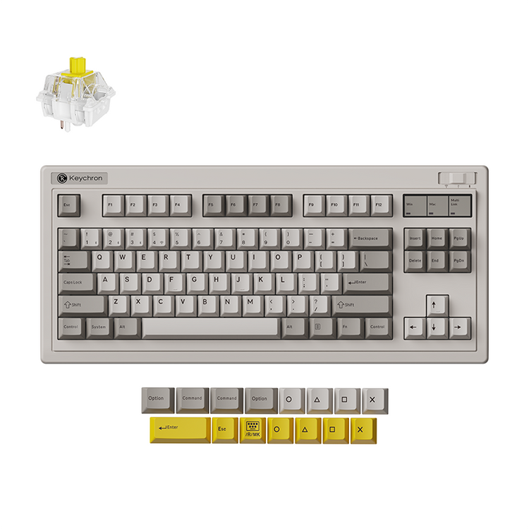 Keychron R3 TKL Wireless RGB Keyboard MK19DIS9CK |27050|