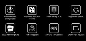 Keychron R6 Wireless RGB Keyboard MKNO8AEY3U |78418|