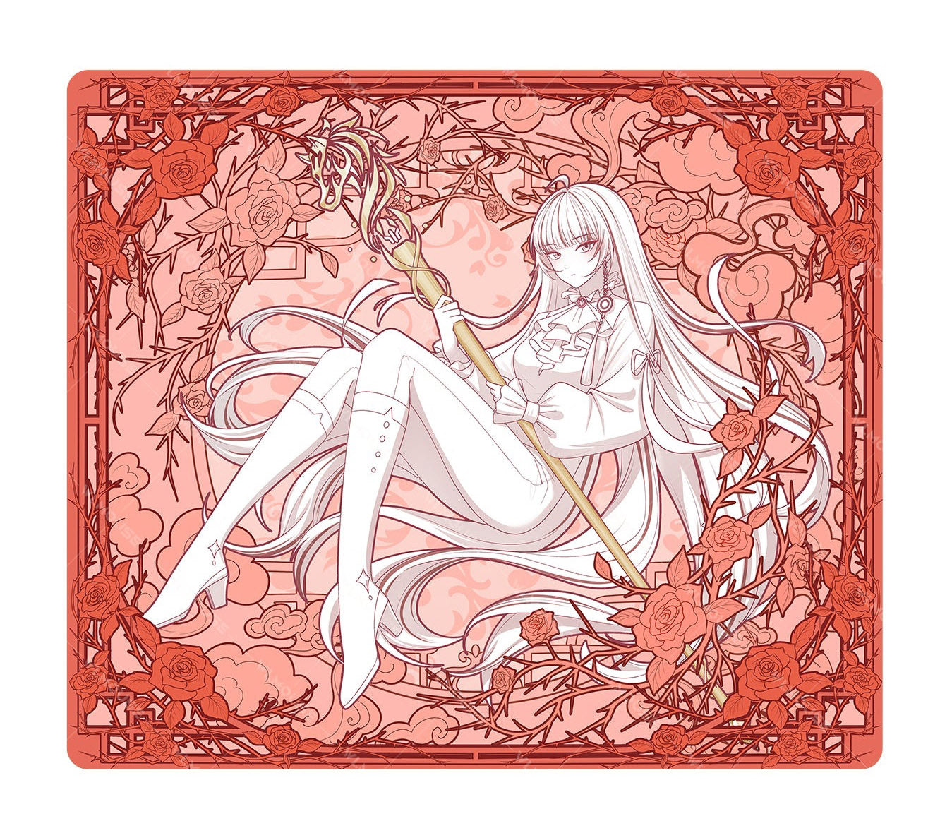 MK x WLMOUSE Year of the Horse Mouse Pad MKPDXFOKT4 |0|