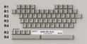 HammerWorks CRP R7 Beige Cherry Profile Dye Sub PBT Keycap Set