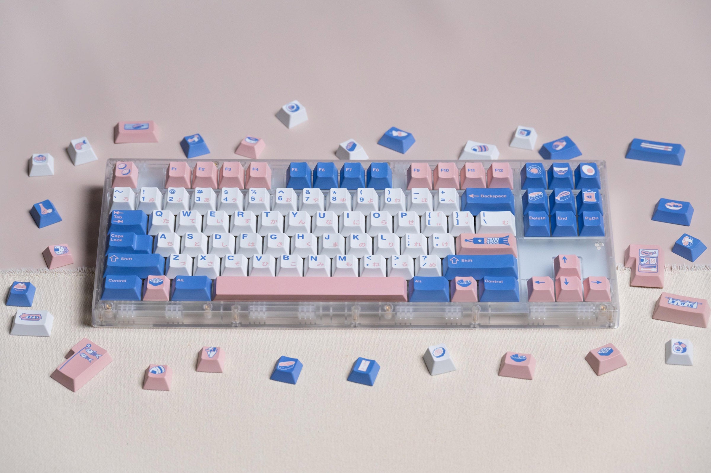 Vividkey Take Away Sushi Keycap Set
