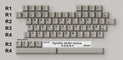 HammerWorks CRP R7 Beige Cherry Profile Dye Sub PBT Keycap Set