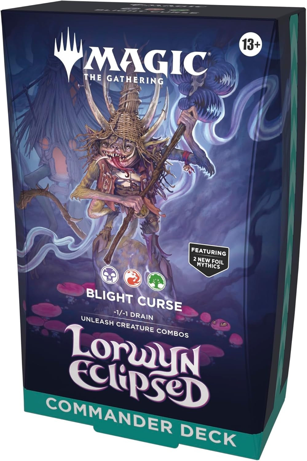 Magic the Gathering Lorwyn Eclipsed Commander Deck Blight Curse MKU3C6XMUB |0|
