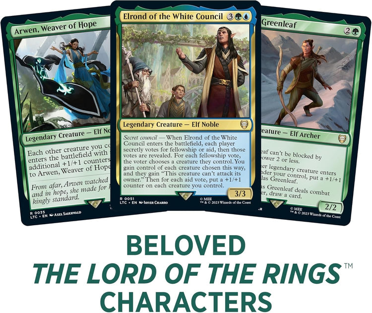 Magic the Gathering Lord of the Rings Tales of Middle Earth Commander Deck Elven Council MKK52BE3HM |78503|