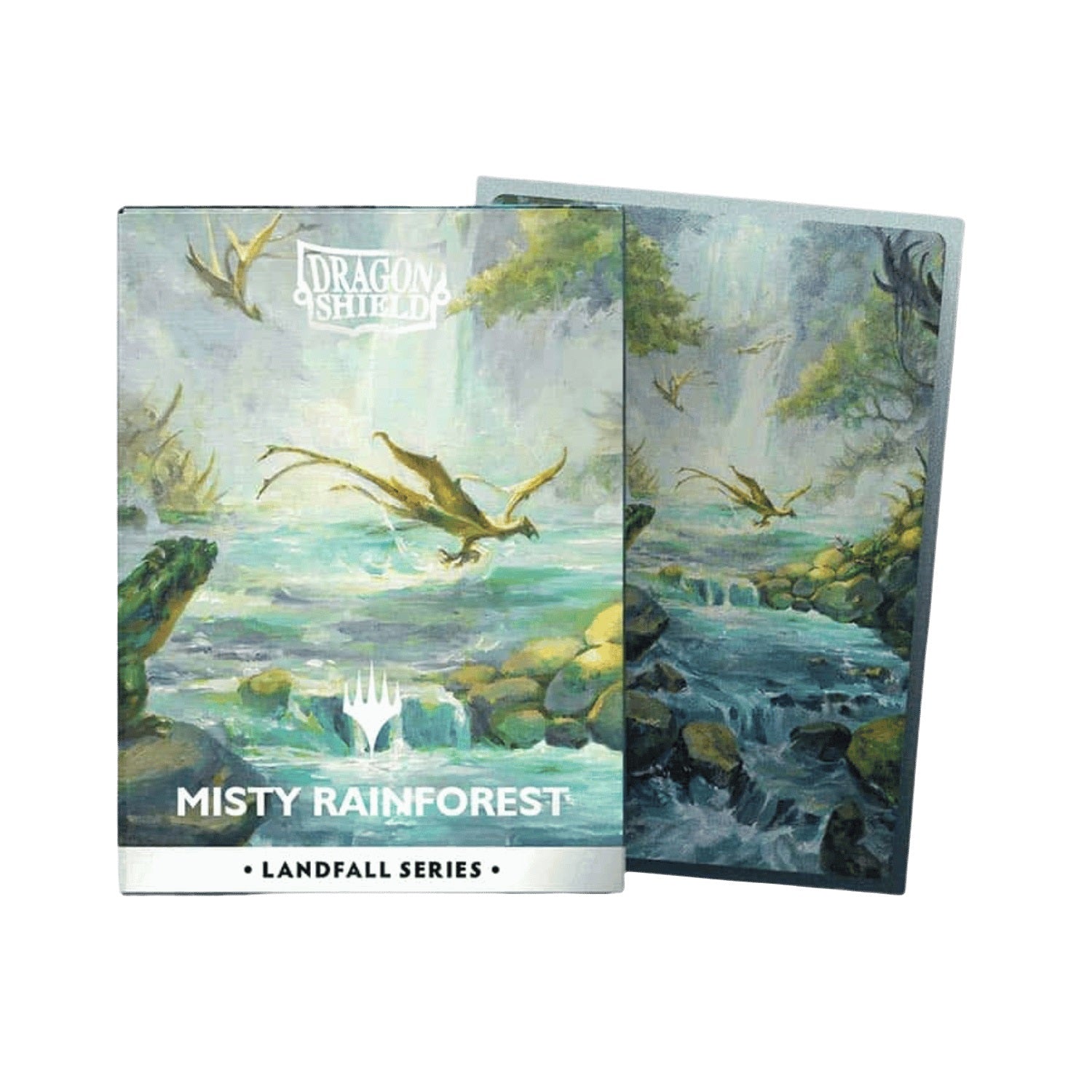 Dragon Shield Standard Matte Dual Art Magic The Gathering Landfall Series Card Sleeves Misty Rainforest 100ct MKFV6DDC8H |0|