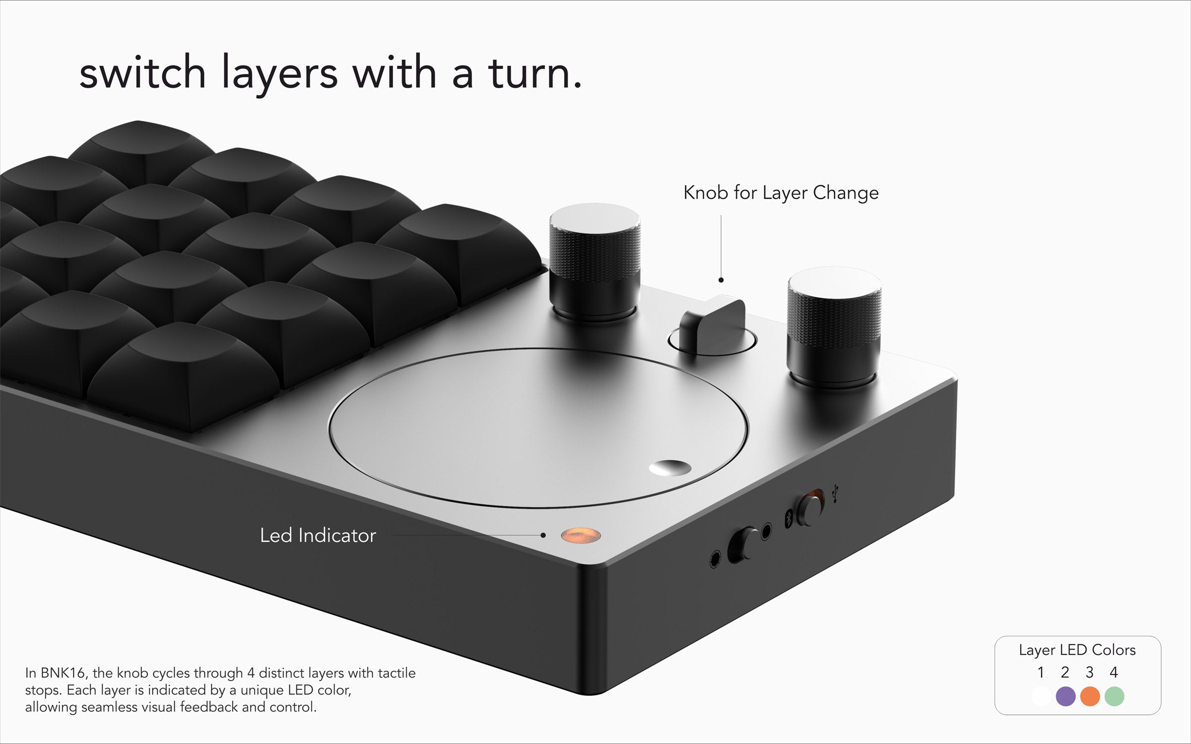 Binepad BNK-16 * CNC Macropad Keyboard MKP20K89CX |78551|