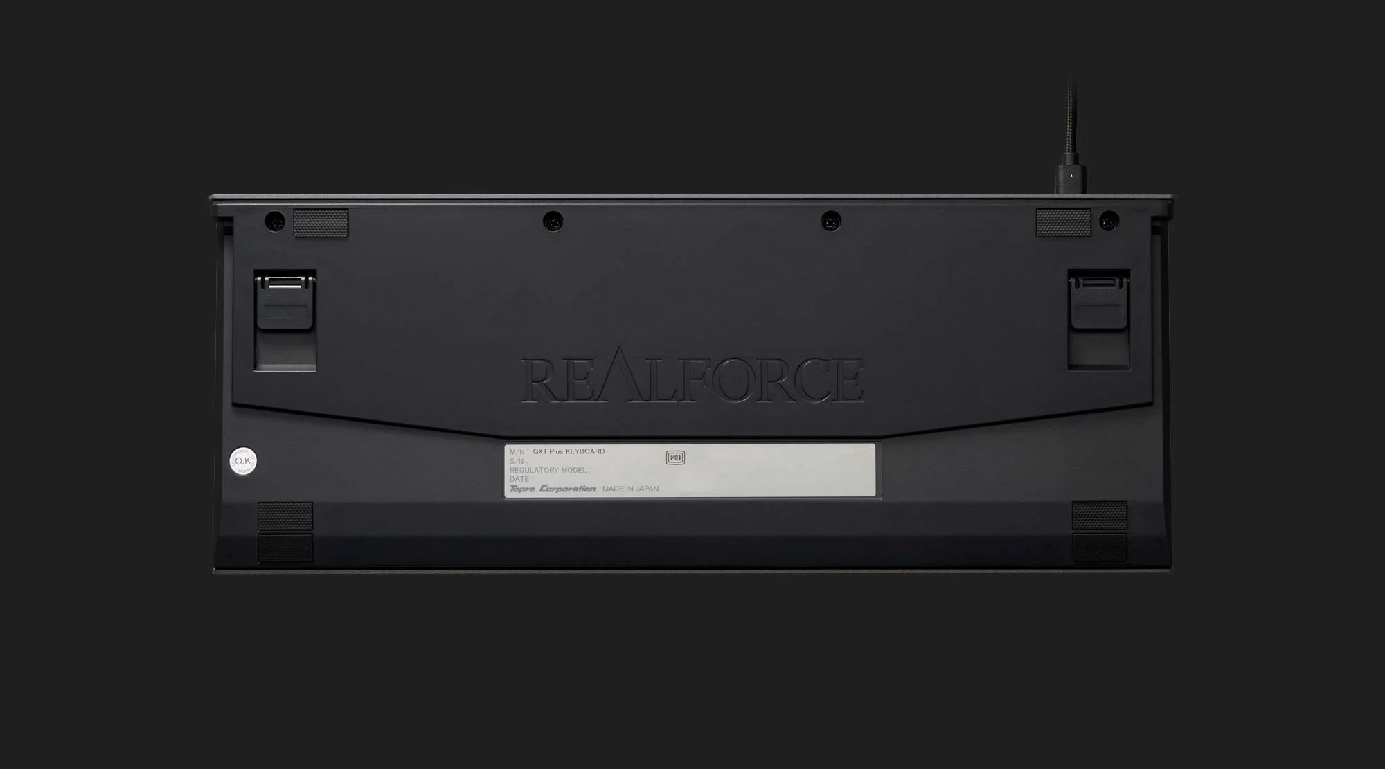 Topre Realforce GX1 Plus 8K TKL RGB Keyboard MK48A8W7TT |78591|