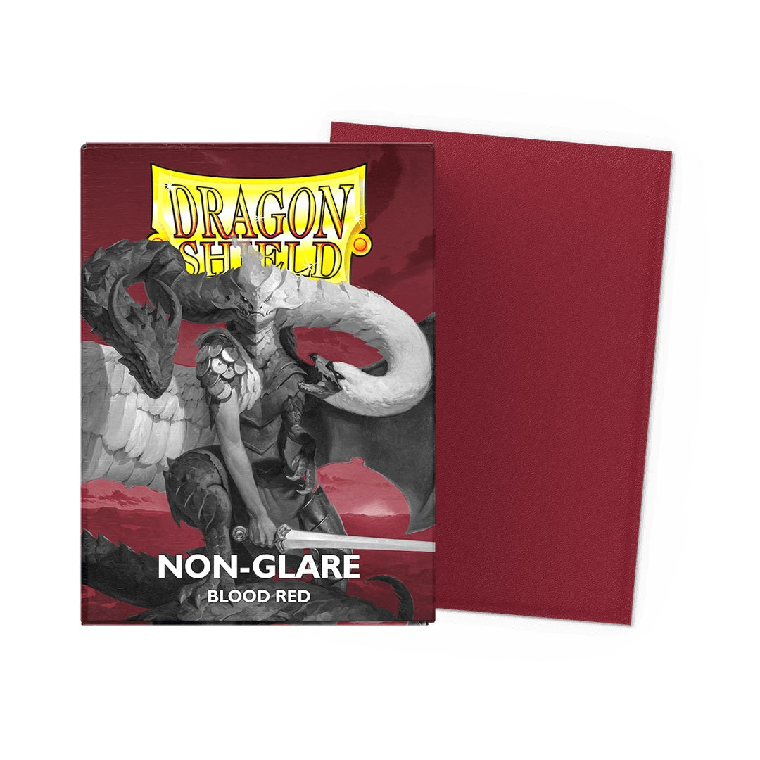 Dragon Shield Standard Non-Glare Matte Card Sleeves Blood Red 100ct MKTF5FR8QW |0|