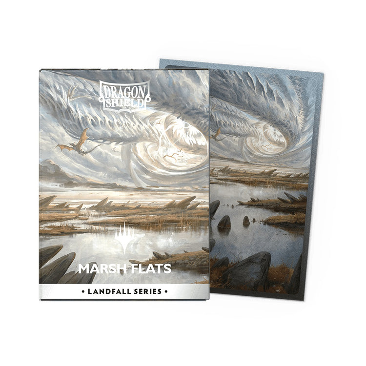 Dragon Shield Standard Matte Dual Art Magic The Gathering Landfall Series Card Sleeves Marsh Flats 100ct MKTMDO0IA8 |0|