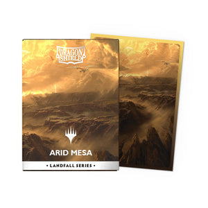 Dragon Shield Standard Matte Dual Art Magic The Gathering Landfall Series Card Sleeves Arid Mesa 100ct MK7EQWPICR |0|