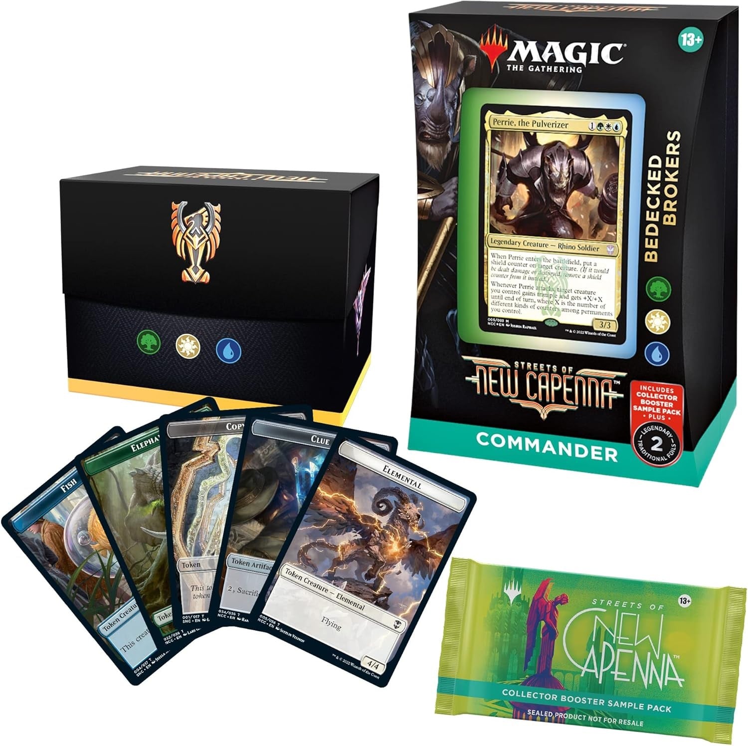 Magic The Gathering Streets of New Capenna Commander Deck Bedecked Brokers MK2DZI8DGS |78650|