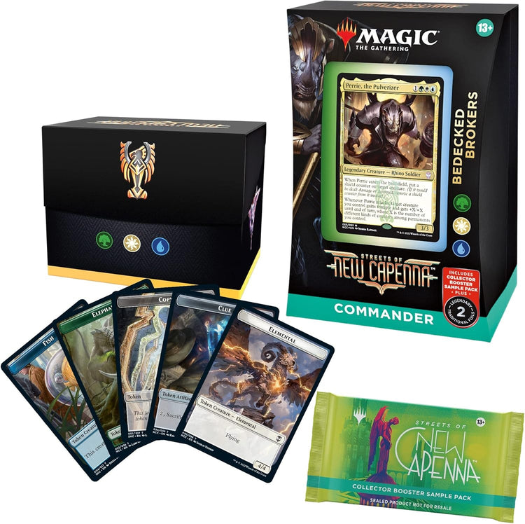 Magic The Gathering Streets of New Capenna Commander Deck Bedecked Brokers MK2DZI8DGS |78650|