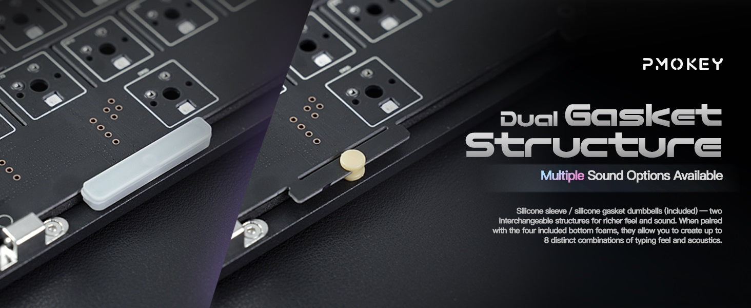 PMOKEY Wave 75 Pro * Aluminum Wireless Keyboard MKGL7W7XX8 |78742|