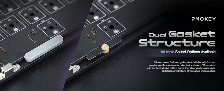PMOKEY Wave 75 Pro * Aluminum Wireless Keyboard MKGL7W7XX8 |78742|