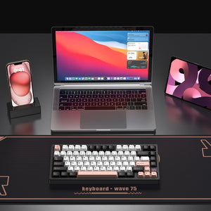 PMOKEY Wave 75 Pro * Aluminum Wireless Keyboard MKGL7W7XX8 |78758|